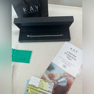 Lab Diamond Tennis 3CT tennis bracelet yellow gold